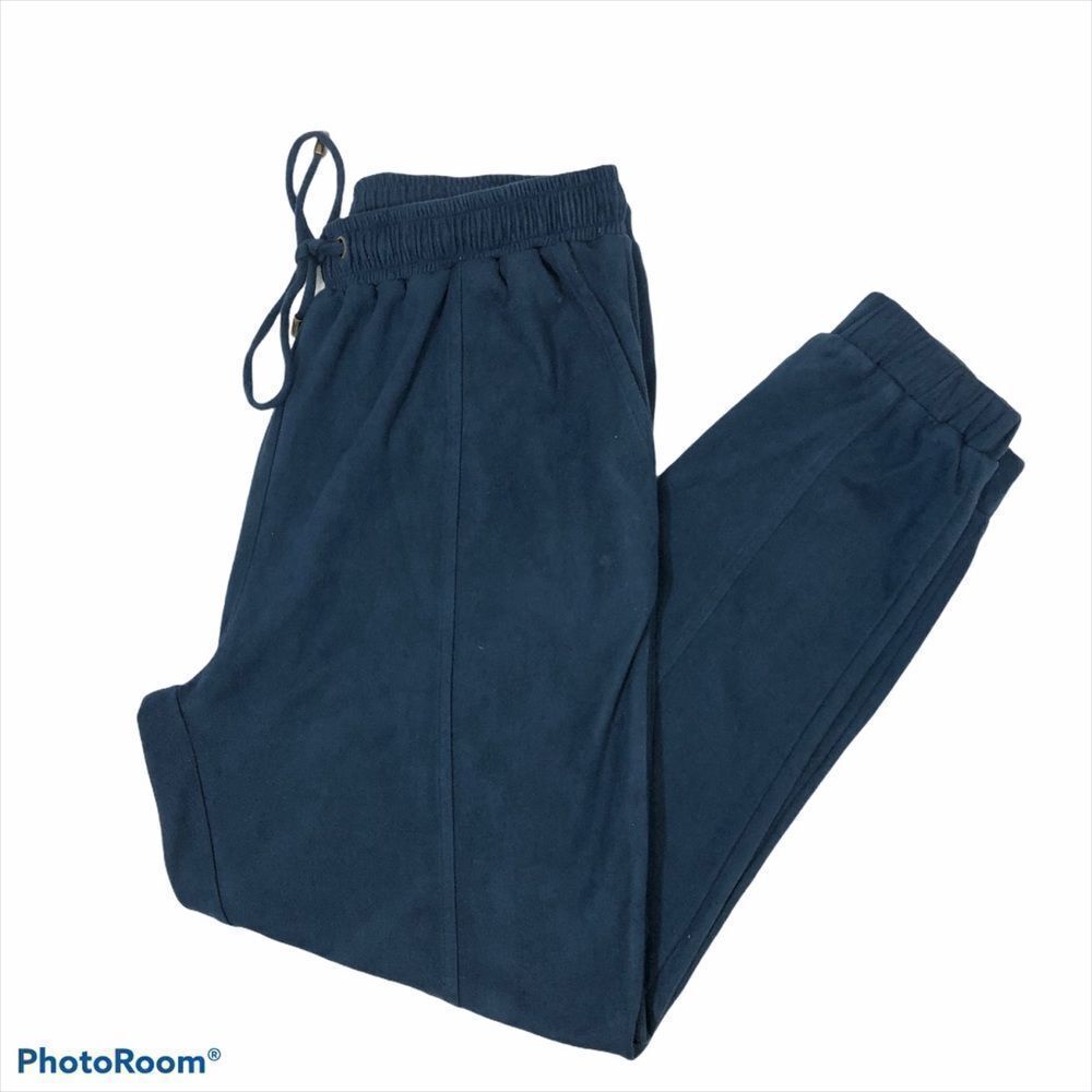 MinkPink Drawstring Pull On Blue Joggers Small